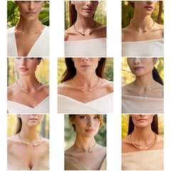 NK_009 : Creative Concept, 800+ Neacklace Jewelry Collection, Serpentine Coils & Arrowhead Drops: A Whispered Collection of Ethereal Diamond Forest Choker Designs