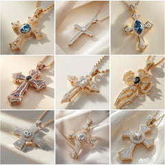 RG_001 : Creative Concept, 600+ Religious & God Jewelry Design Collection – Cross Pendants, Gemstone Cross, Intricate/Ornate Cross Designs.
