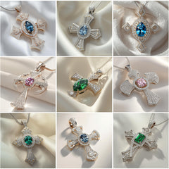 RG_001 : Creative Concept, 600+ Religious & God Jewelry Design Collection – Cross Pendants, Gemstone Cross, Intricate/Ornate Cross Designs.