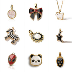KJ_001 : Creative Concept, 800+ Kids Jewelry Pendant Collection – Rainbow Unicorns & Polka-Dot Mushrooms: A Magical Collection of Enamel Kids' Charm Pendants