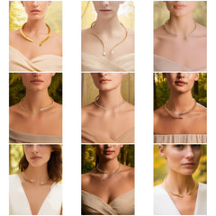 NK_009 : Creative Concept, 800+ Neacklace Jewelry Collection, Serpentine Coils & Arrowhead Drops: A Whispered Collection of Ethereal Diamond Forest Choker Designs