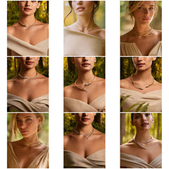 NK_009 : Creative Concept, 800+ Neacklace Jewelry Collection, Serpentine Coils & Arrowhead Drops: A Whispered Collection of Ethereal Diamond Forest Choker Designs