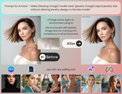 200+ Mega Bundle of High Resolution Model Mockup Stock Images to Showcase your luxury jewelry