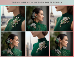 BC_001 : Creative Concept, 500+ Brooches,Designer Diamond Brooch – Classic Wedding & Party Wear Jewelry