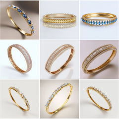 BG_001 : Creative Concept, 700+ Bangles, includes Gemstones, Fancy Diamonds Collection.