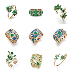 BG_003 : Designer Creative Concept of 500+ Banglas, includes Gemstones, Modern shapes, Diamond collections.