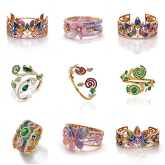 BG_003 : Designer Creative Concept of 500+ Banglas, includes Gemstones, Modern shapes, Diamond collections.