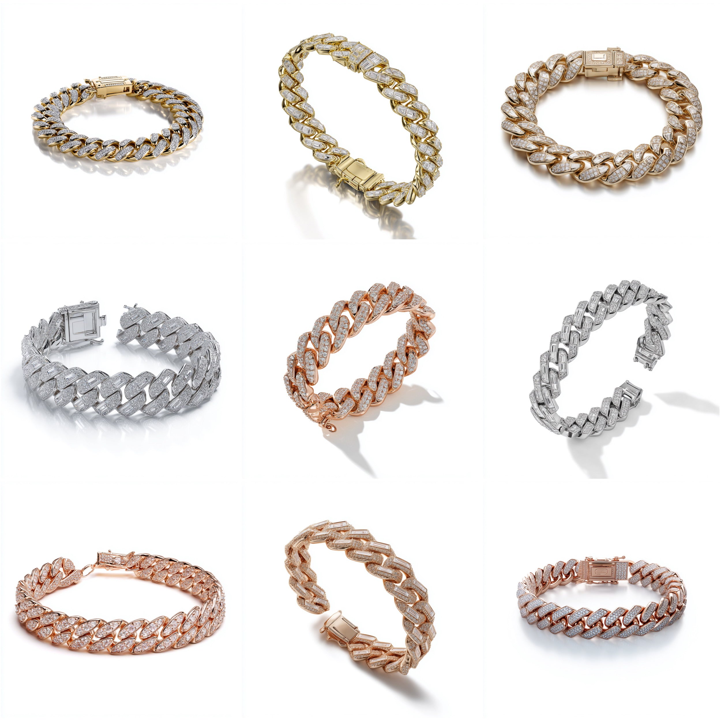 CB_001 : Creative Concept, 750+ Cuban, Unique Gemstone & Diamond Designs