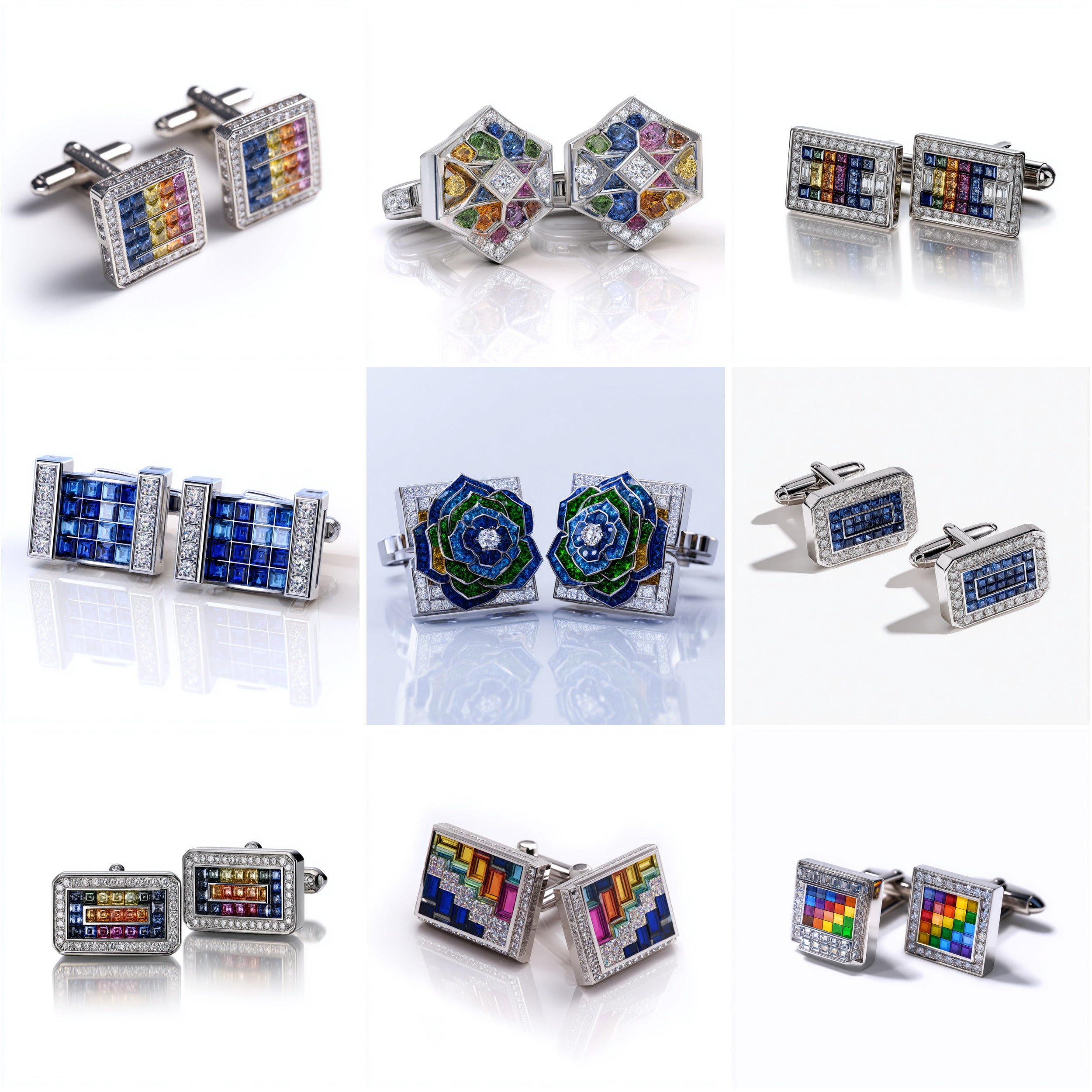CF_001 : Creative Concept, 800+ Cuff-links, Cufflinks Design Pack – Luxury Jewelry Concepts for Designers