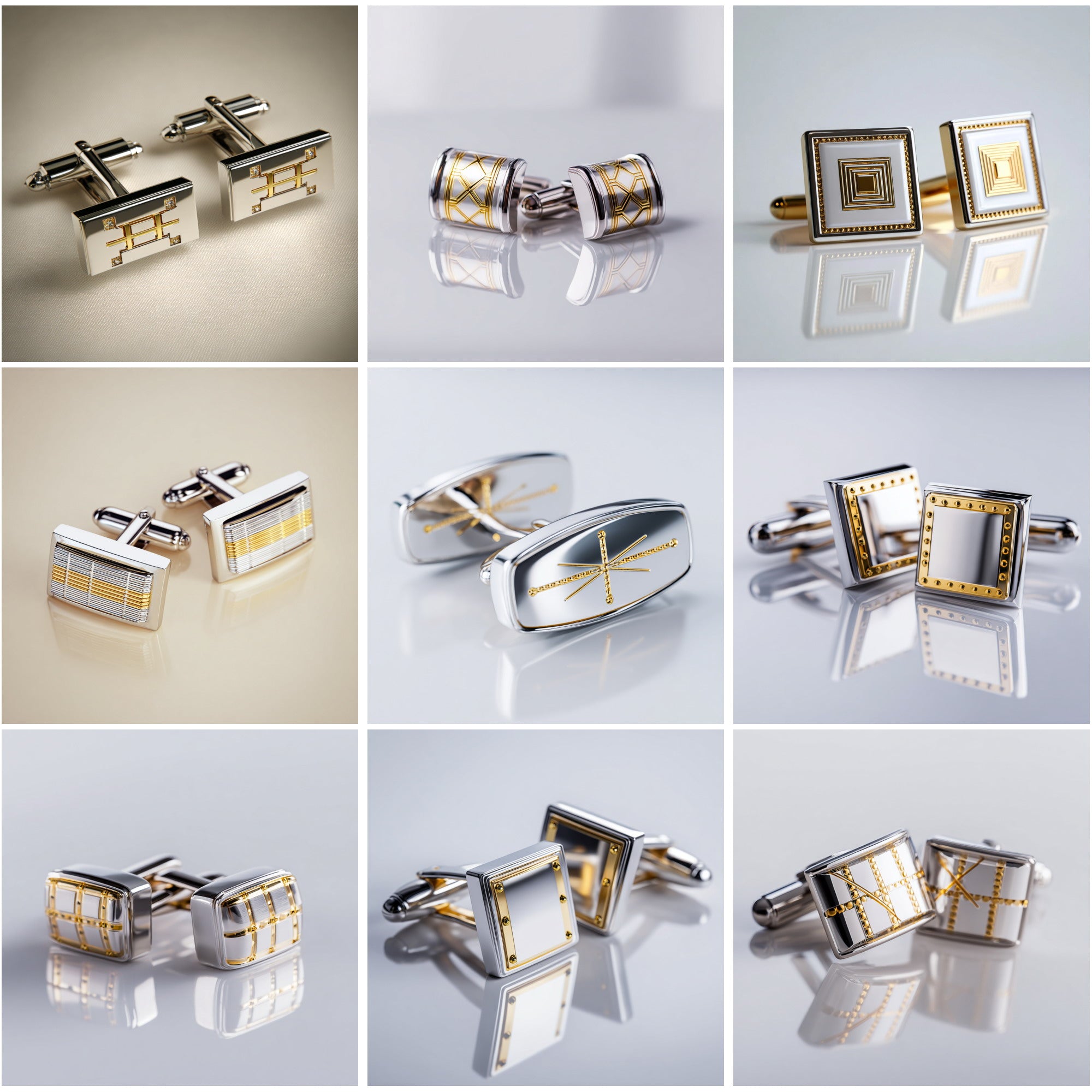 CF_002 : Creative Concept, 350+ Cufflinks, Metal Cufflinks Design – Premium Jewelry Concepts for Designers