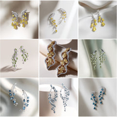ER_002 : Creative Concept, 850+ Earring,Colored Diamond Earrings – Luxury Multi-Colored Diamond Jewelry