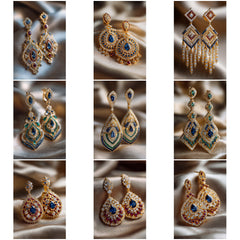 ER_004 : Creative Concept, 700+ Earring, Wedding Earrings Collection – Elegant Bridal & Luxury Jewelry Designs