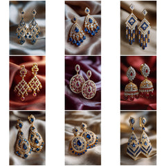 ER_004 : Creative Concept, 700+ Earring, Wedding Earrings Collection – Elegant Bridal & Luxury Jewelry Designs