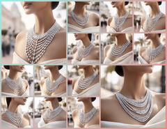 NK_010 : Creative Concept, 1100+ Neacklace Jewelry Collection, Fringe Cascades & Layered Strands: A Riviera Glow of Diamond Necklace Designs