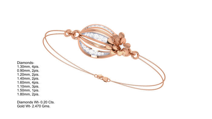 BR90061- Jewelry CAD Design -Bracelets, Chain Bracelets, Loose Bracelet, Light Weight Collection