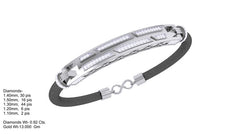 BR90239- Jewelry CAD Design -Bracelets, Gents Bracelets, Leather Bracelets