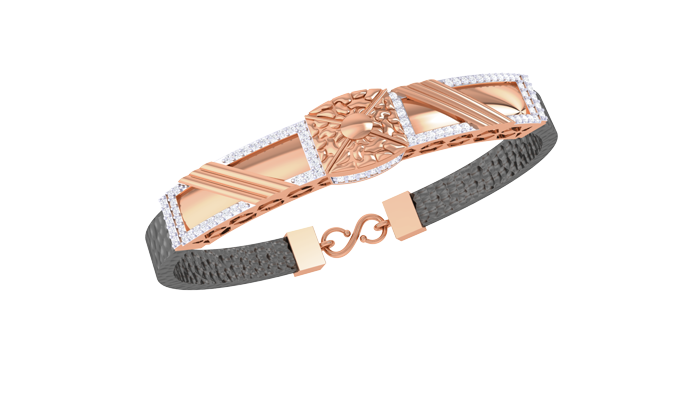BR90246- Jewelry CAD Design -Bracelets, Gents Bracelets, Leather Bracelets