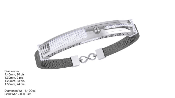 BR90248- Jewelry CAD Design -Bracelets, Gents Bracelets, Leather Bracelets