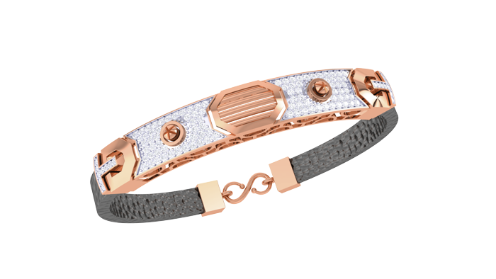 BR90251- Jewelry CAD Design -Bracelets, Gents Bracelets, Leather Bracelets