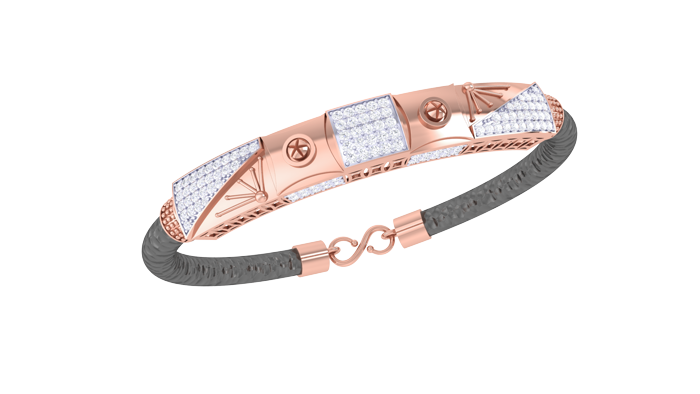 BR90252- Jewelry CAD Design -Bracelets, Gents Bracelets, Leather Bracelets