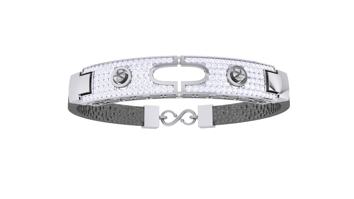BR90255- Jewelry CAD Design -Bracelets, Gents Bracelets, Leather Bracelets