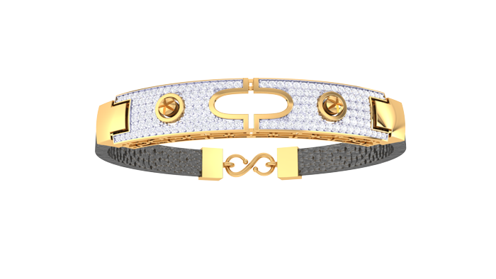 BR90255- Jewelry CAD Design -Bracelets, Gents Bracelets, Leather Bracelets