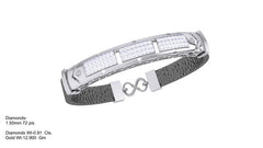 BR90256- Jewelry CAD Design -Bracelets, Gents Bracelets, Leather Bracelets