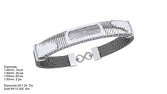 BR90243- Jewelry CAD Design -Bracelets, Gents Bracelets, Leather Bracelets, Light Weight Collection