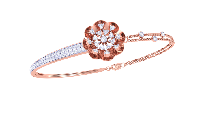 BR90167- Jewelry CAD Design -Bracelets, Half Chain Bracelets, Loose Bracelet, Light Weight Collection