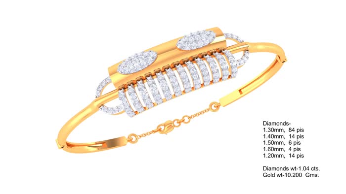 BR90104- Jewelry CAD Design -Bracelets, Oval Bangles