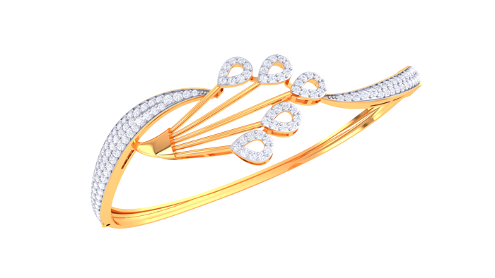 BR90129- Jewelry CAD Design -Bracelets, Oval Bangles