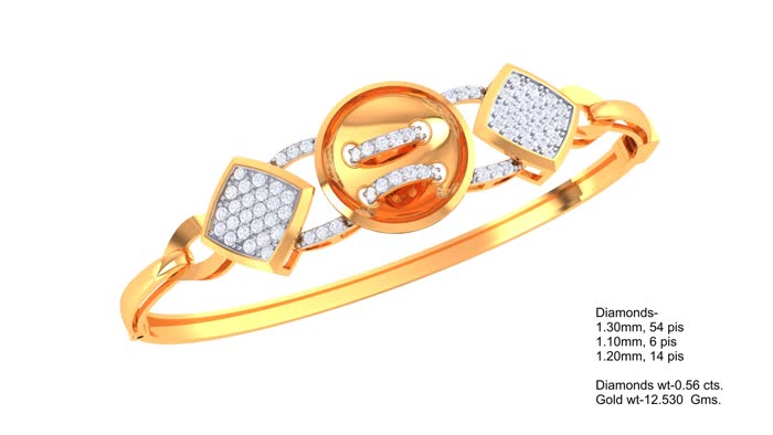BR90134- Jewelry CAD Design -Bracelets, Oval Bangles