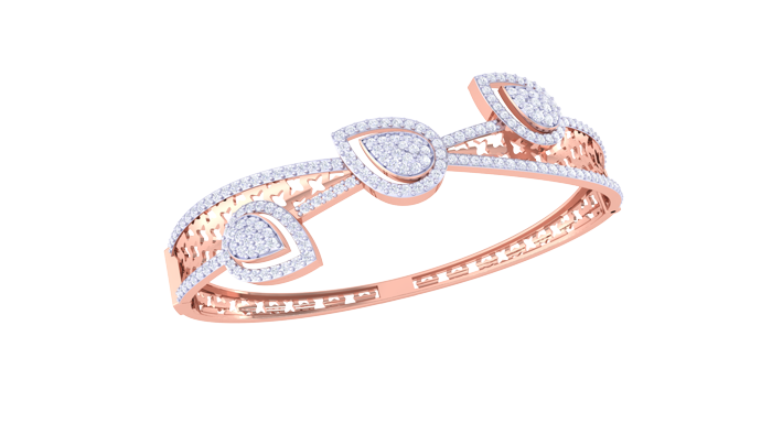 BR90142- Jewelry CAD Design -Bracelets, Oval Bangles