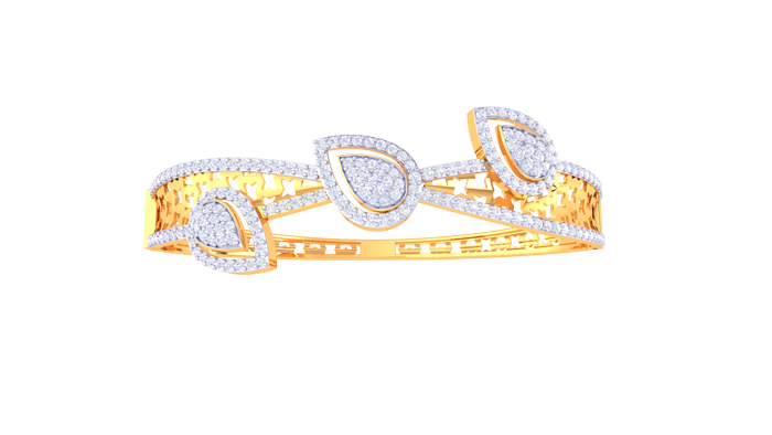 BR90142- Jewelry CAD Design -Bracelets, Oval Bangles
