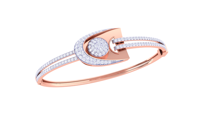 BR90177- Jewelry CAD Design -Bracelets, Oval Bangles