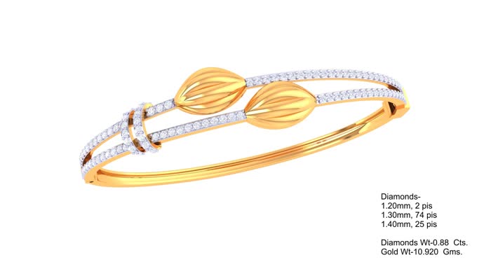 BR90178- Jewelry CAD Design -Bracelets, Oval Bangles