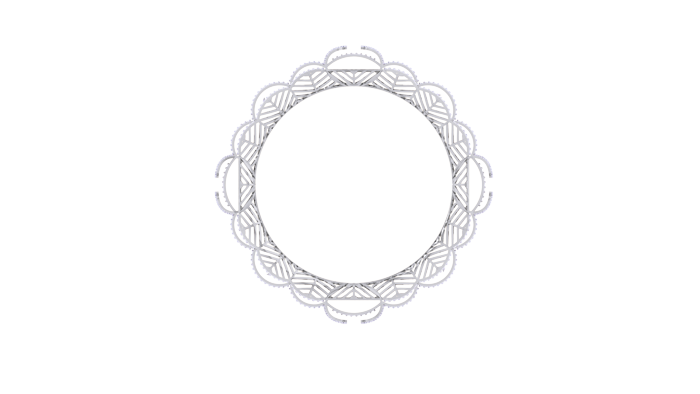 BR90332- Jewelry CAD Design -Bracelets, Oval Bangles