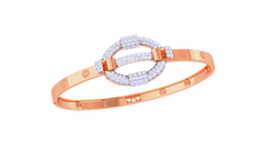 BR90343- Jewelry CAD Design -Bracelets, Oval Bangles