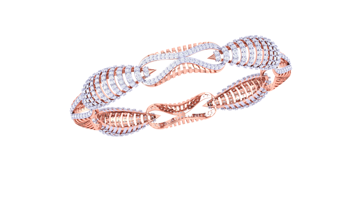 BR90333- Jewelry CAD Design -Bracelets, Oval Bangles, Fancy Collection