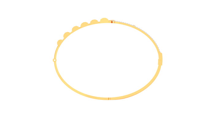 BR90105- Jewelry CAD Design -Bracelets, Oval Bangles, Light Weight Collection