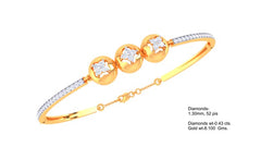 BR90112- Jewelry CAD Design -Bracelets, Oval Bangles, Light Weight Collection