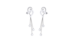 ER90080- Jewelry CAD Design -Earrings, Chain Earrings, Drop Earrings, Light Weight Collection