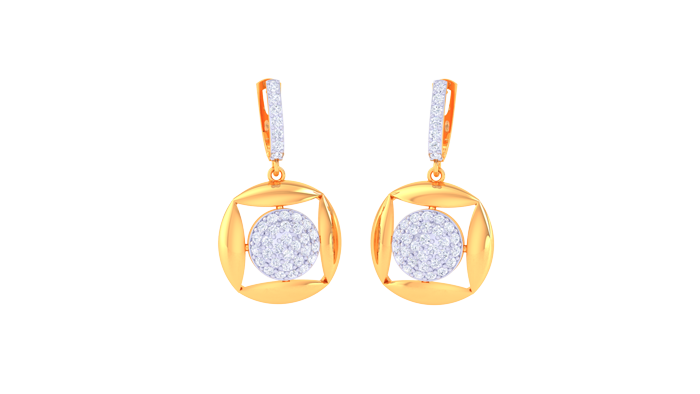 ER90440- Jewelry CAD Design -Earrings, Drop Earrings