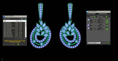 ER90897- Jewelry CAD Design -Earrings, Drop Earrings, Fancy Collection