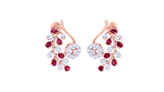 ER90428- Jewelry CAD Design -Earrings, Drop Earrings, Fancy Diamond Collection, Light Weight Collection