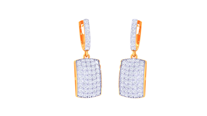 ER90345- Jewelry CAD Design -Earrings, Drop Earrings, Light Weight Collection