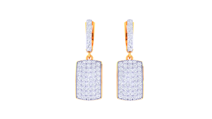 ER90345- Jewelry CAD Design -Earrings, Drop Earrings, Light Weight Collection