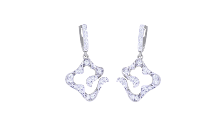 ER90357- Jewelry CAD Design -Earrings, Drop Earrings, Light Weight Collection