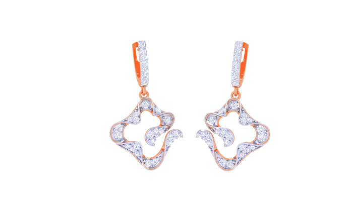 ER90357- Jewelry CAD Design -Earrings, Drop Earrings, Light Weight Collection
