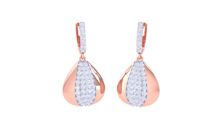 ER90370- Jewelry CAD Design -Earrings, Drop Earrings, Light Weight Collection